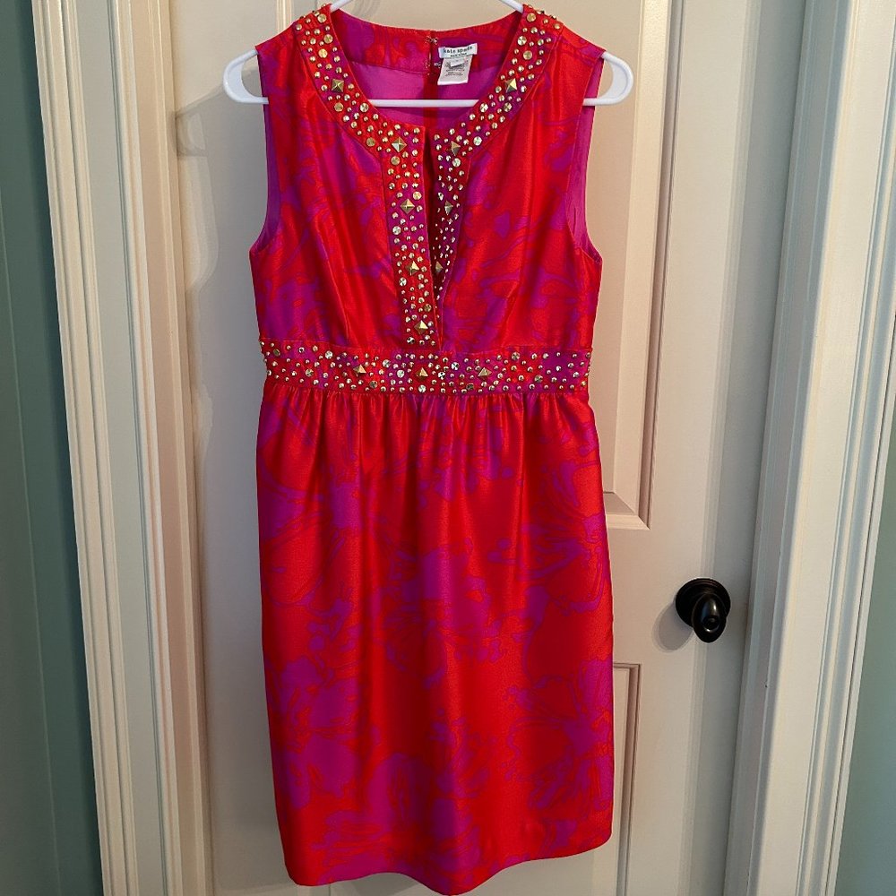 Kate Spade Sleeveless Jeweled Dress